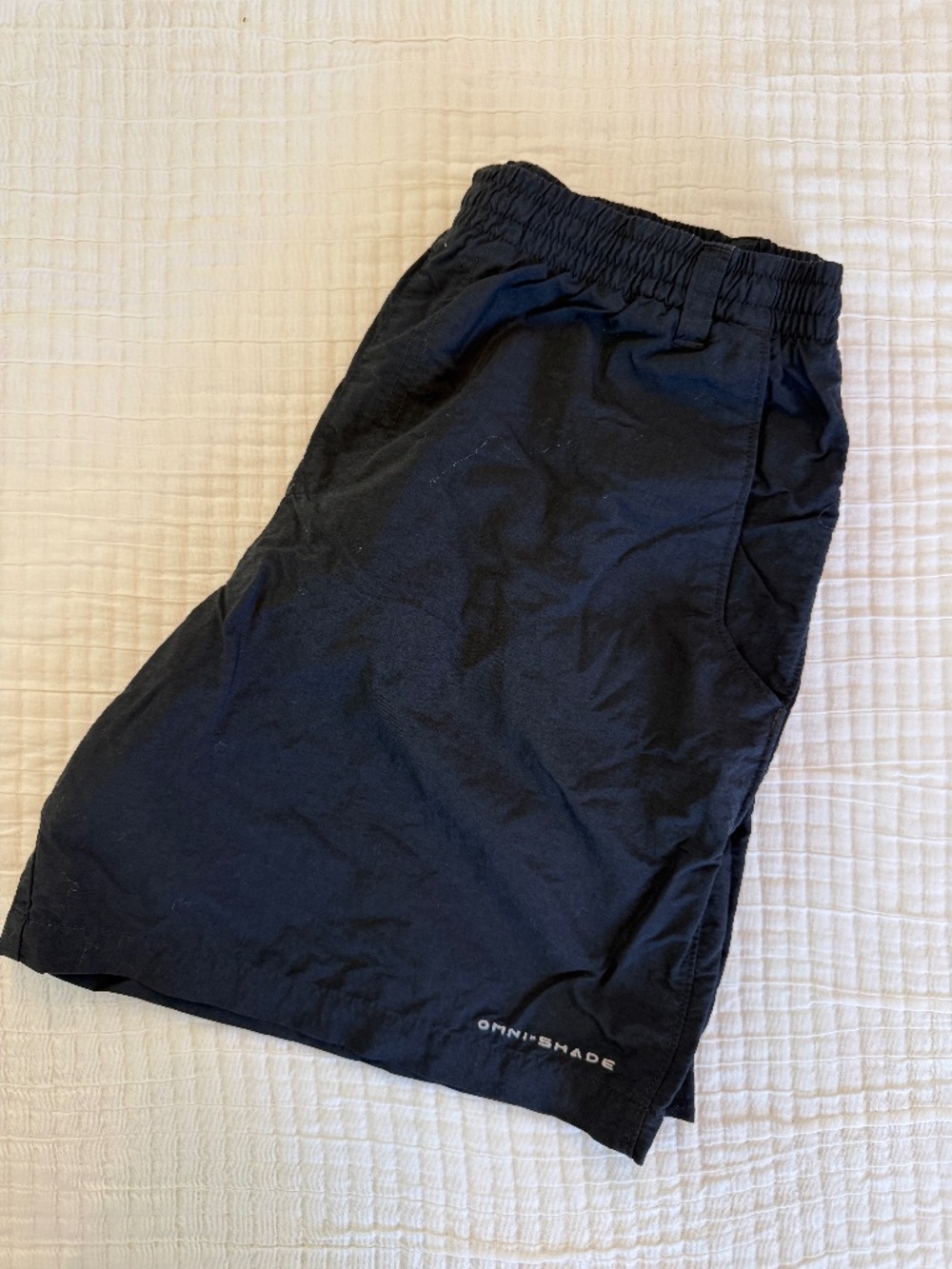 Boys Columbia Omni-Shade Black Shorts